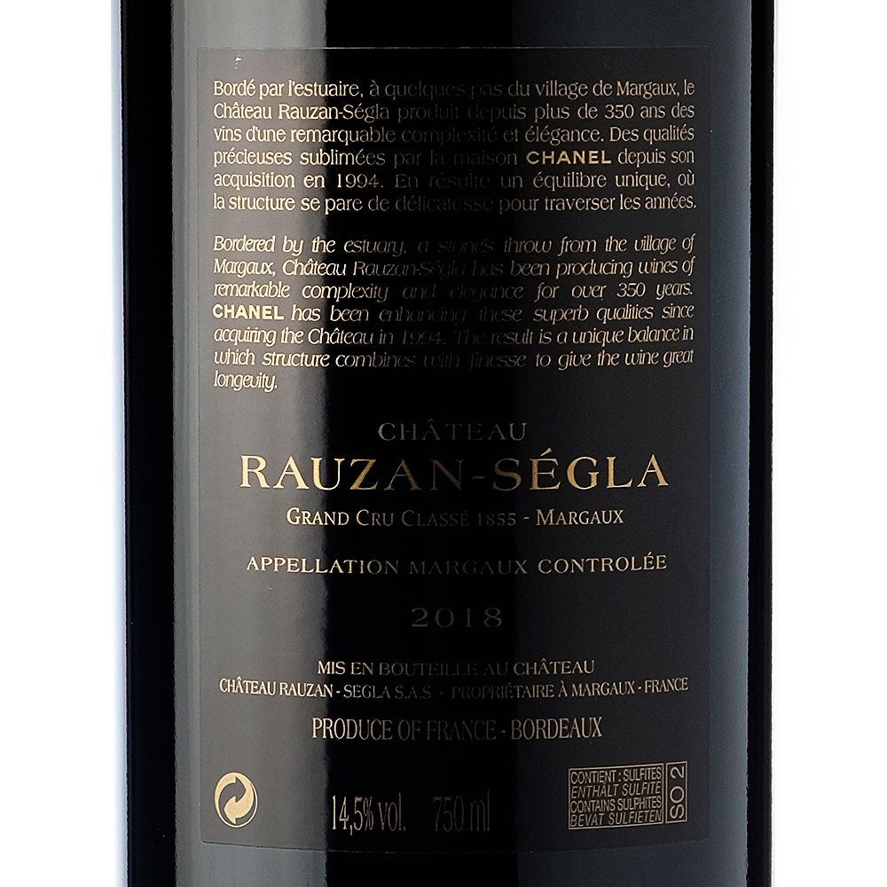 Chateau Rauzan-segla 2018 (1.5l)
