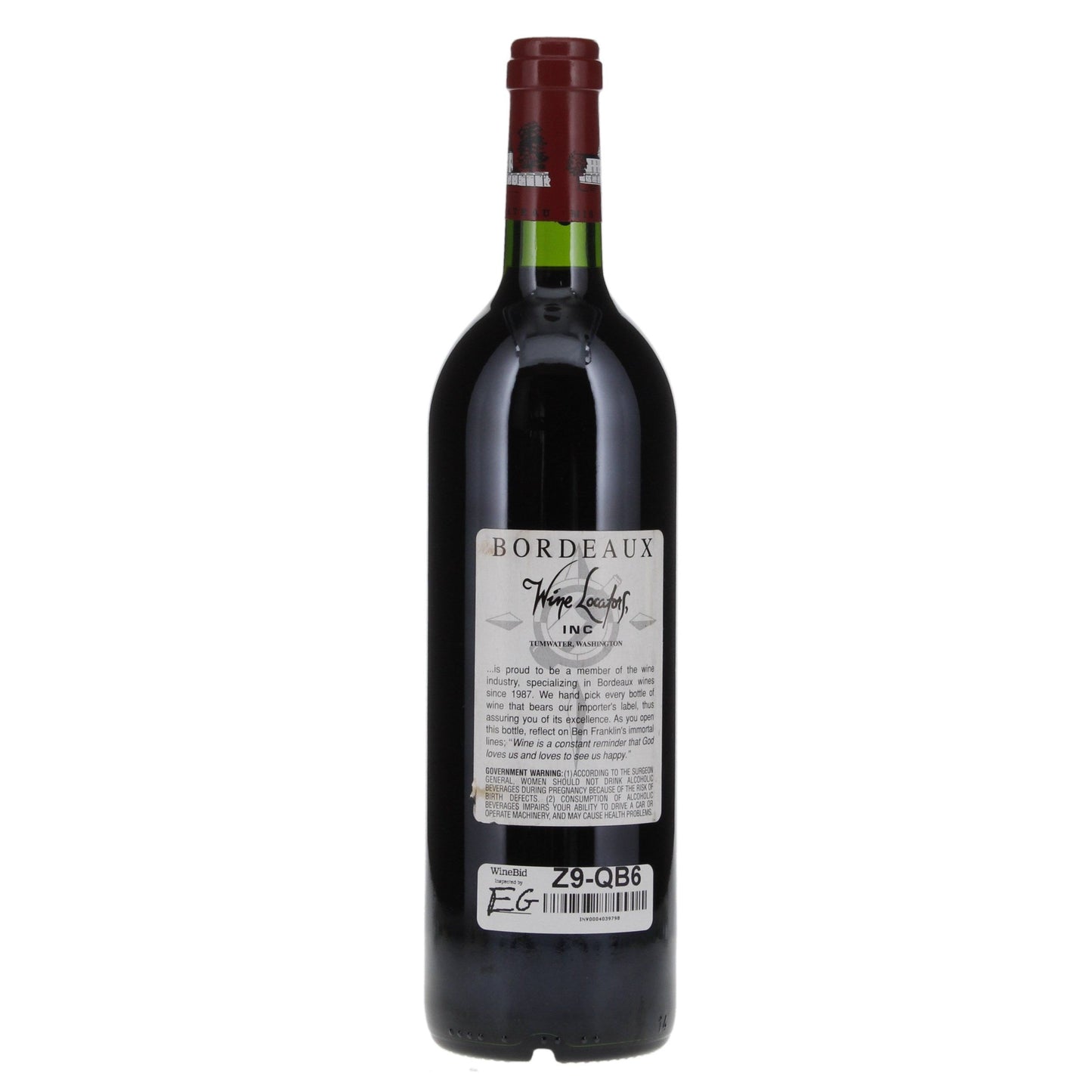 Chateau Lafite Rothschild 2000 (0.75l)