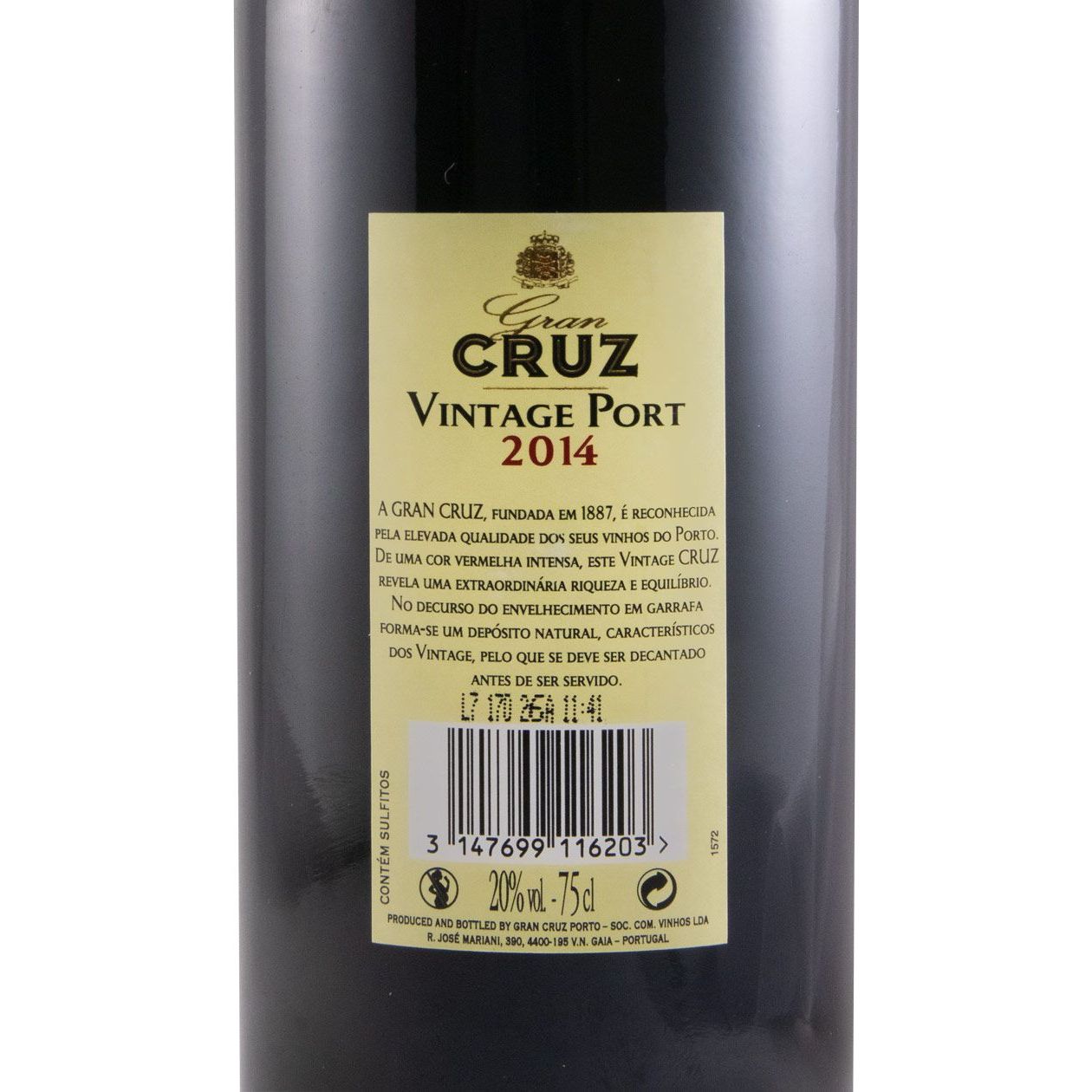 Cruz Vintage 2014 75 cl + GBX