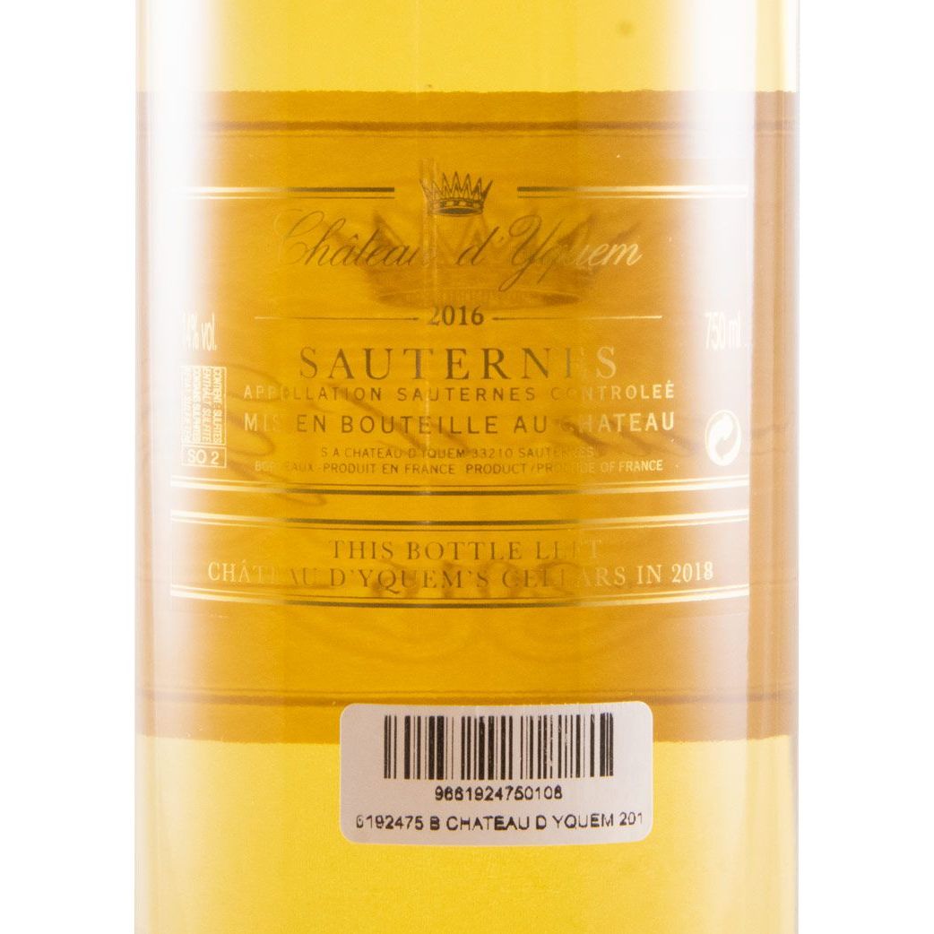 Chateau D'yquem 2016 (0.75l) (1.5l) (3.0l) (12.0l)