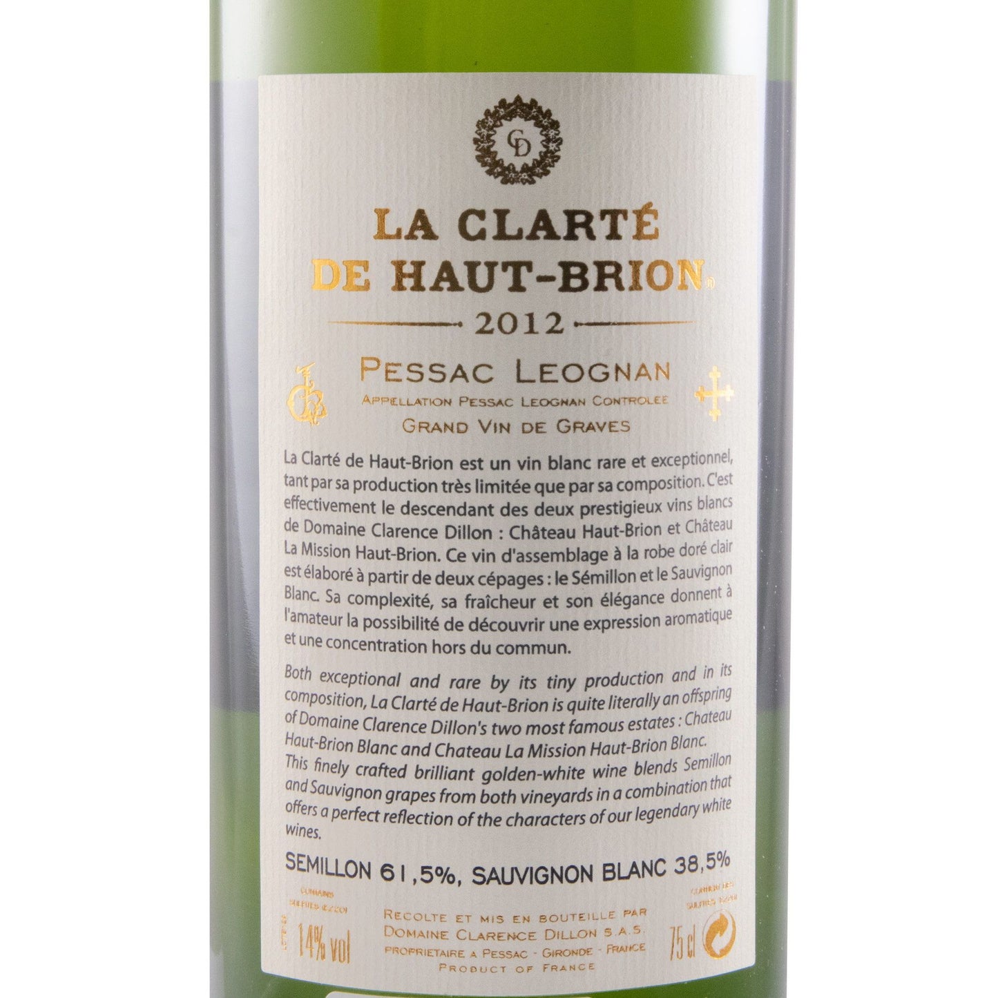 La Clarte De Haut-brion 2012 (1.5l)