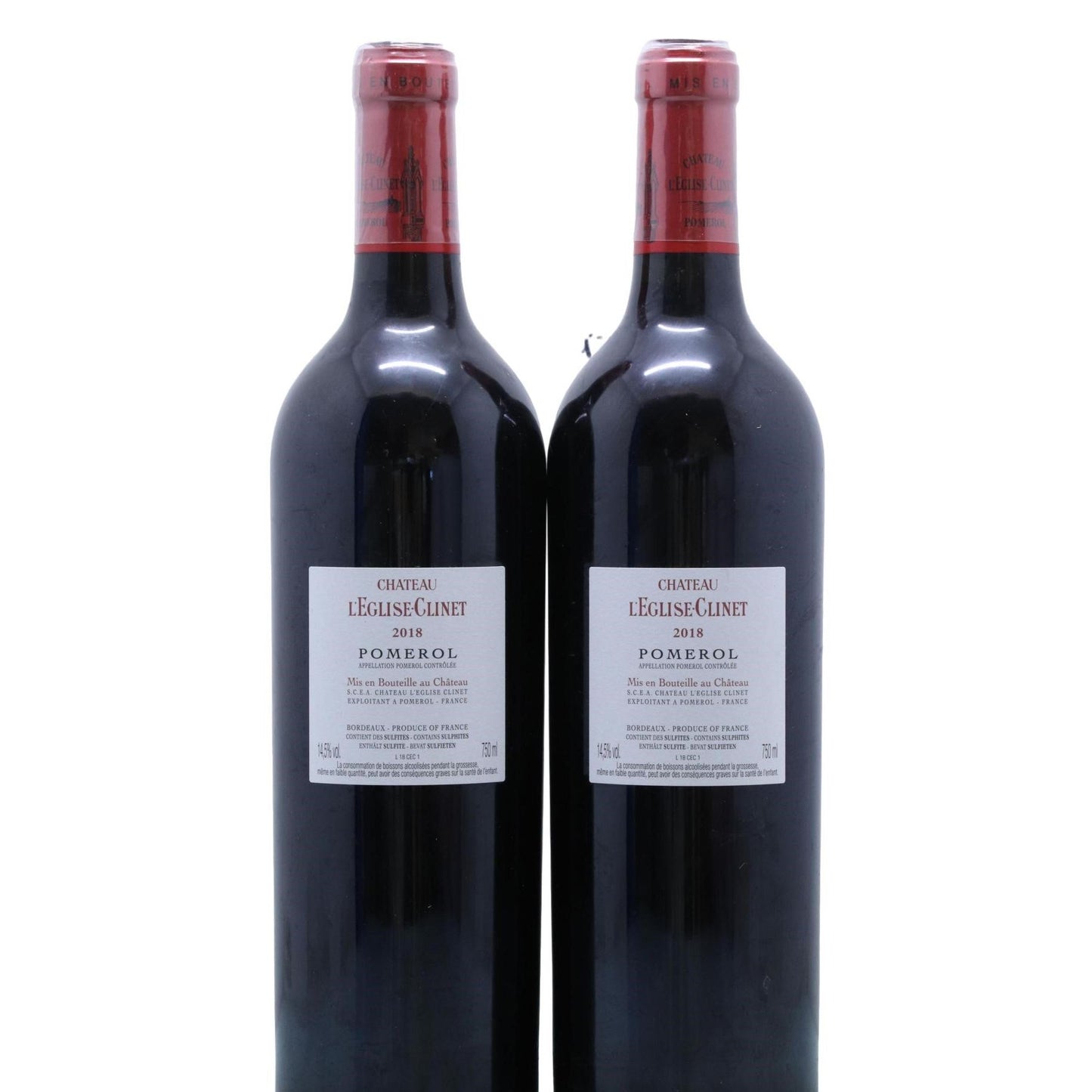 Chateau L'eglise-clinet 2018 (0.75l) (1.5l)