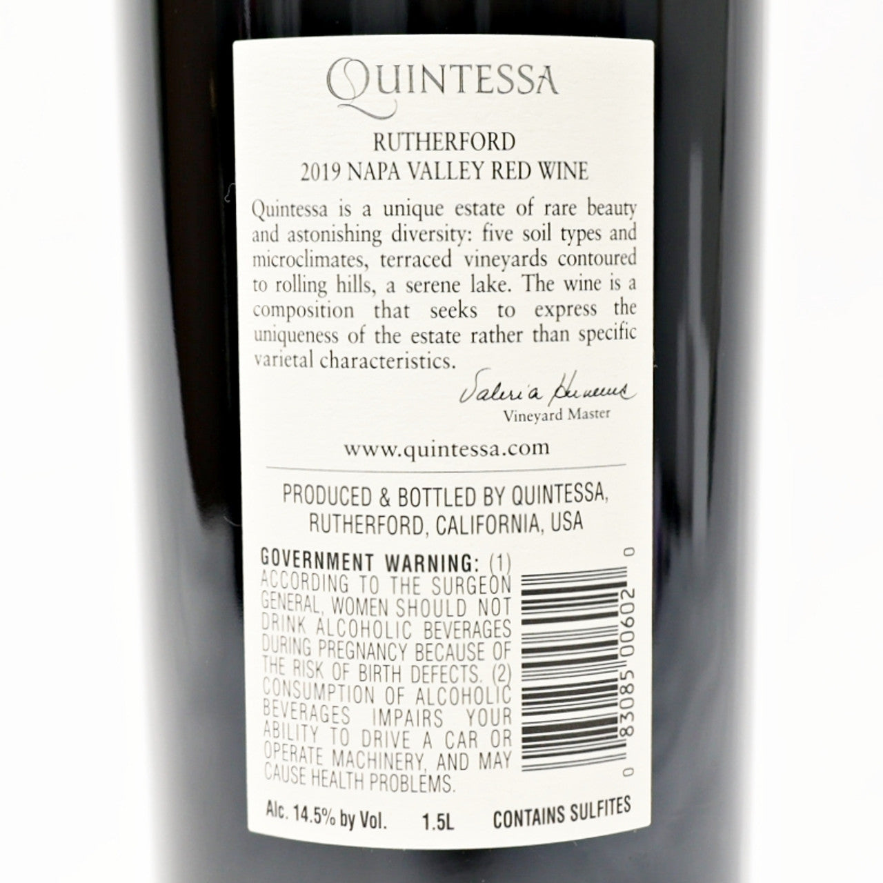 Quintessa Rutherford 2019 (12.0l)