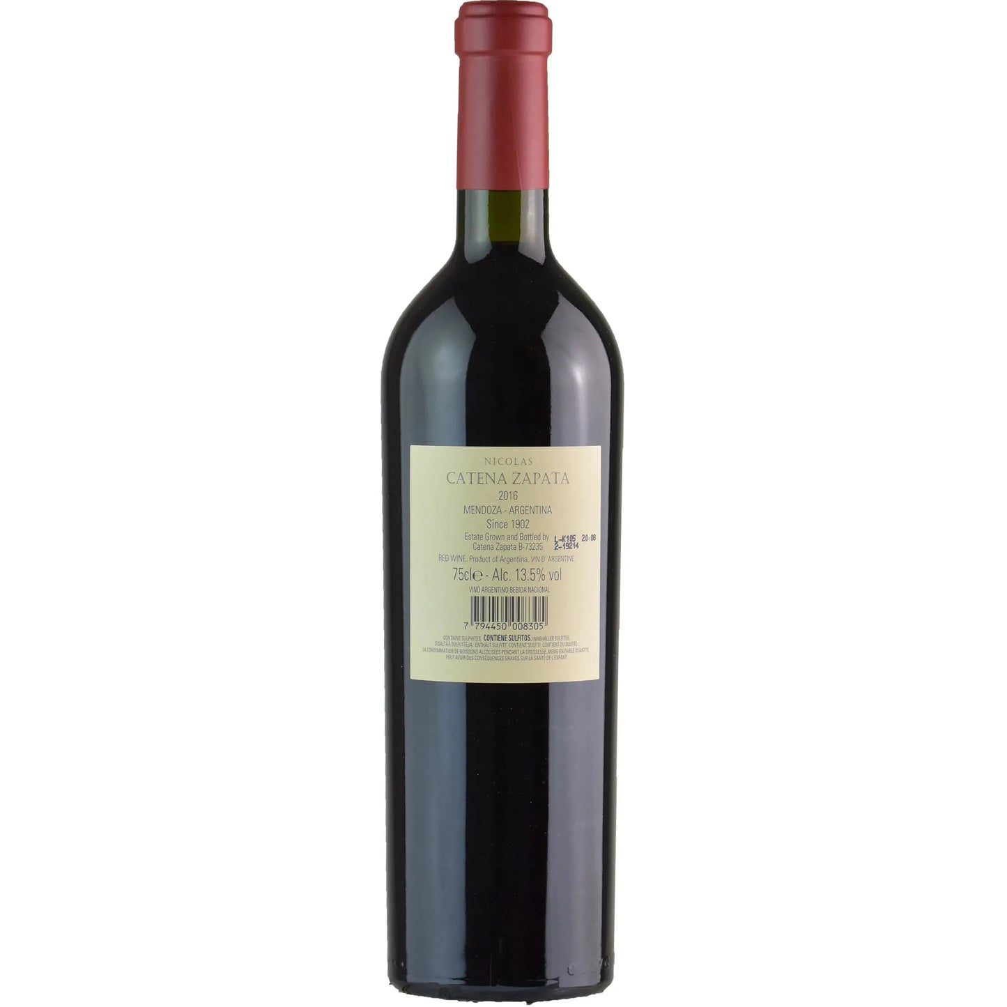 Nicolas Catena Zapata 2016 (3.0l) (6.0l)